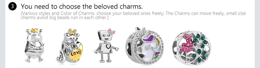 Silver Dog & Cat Charm