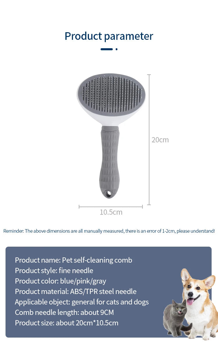 Cat Grooming Brush and Comb