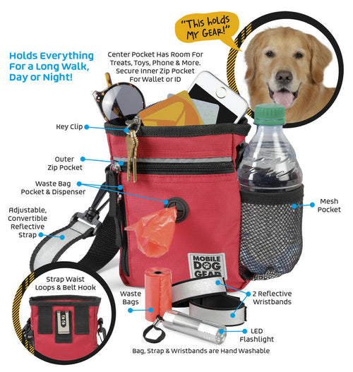 Day/Night Dog Walking Bag