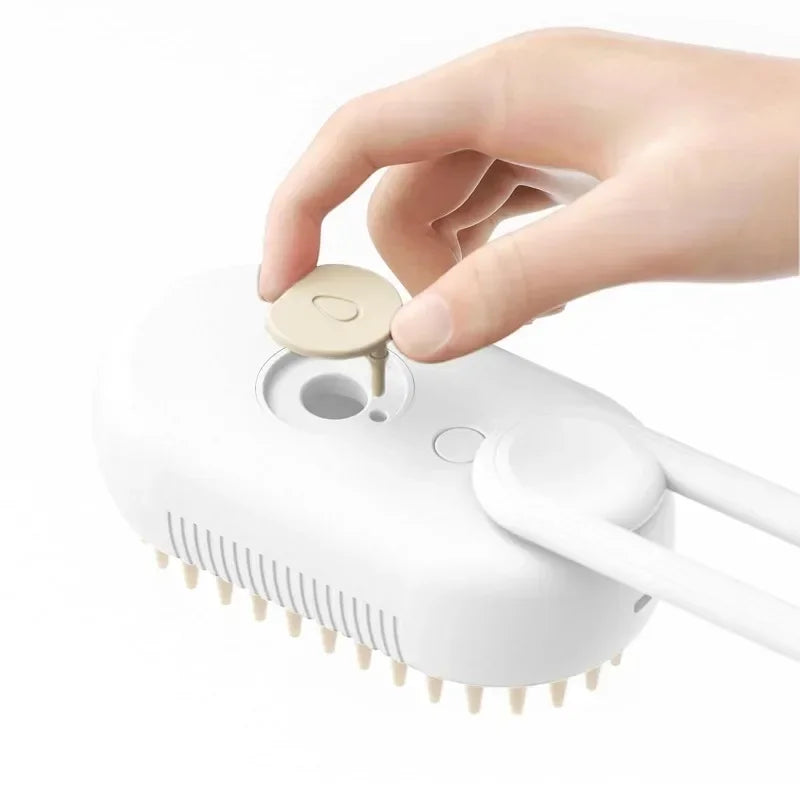 Steamy Dog & Cat Brush Electric Spray 3 in 1