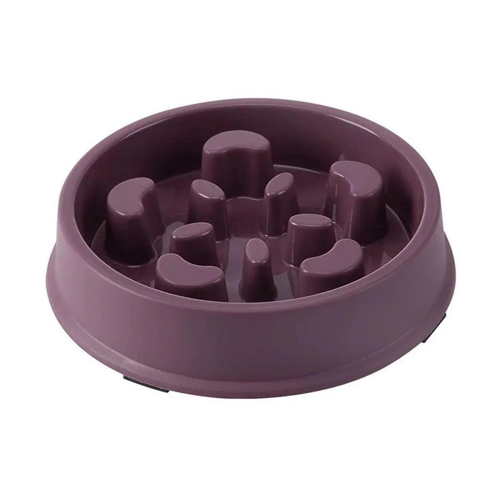 Pet Plastic Anti Choking Slow Food Bowl