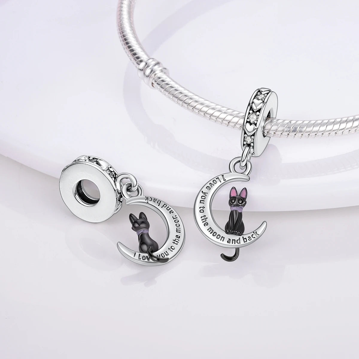 Silver Pet Charms for Bracelets