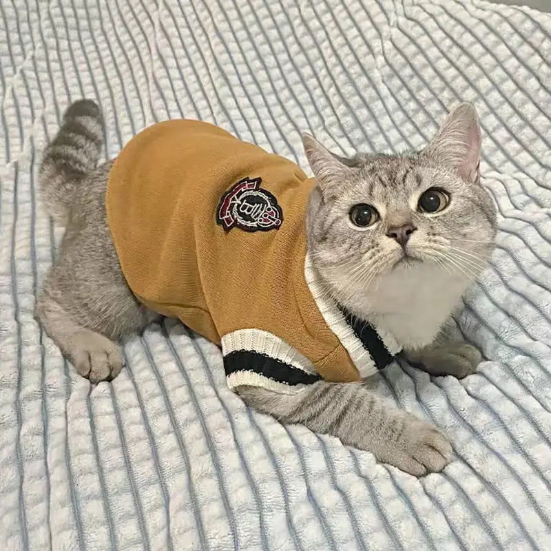 Pet Solid Costume  Cat Clothes Jacket