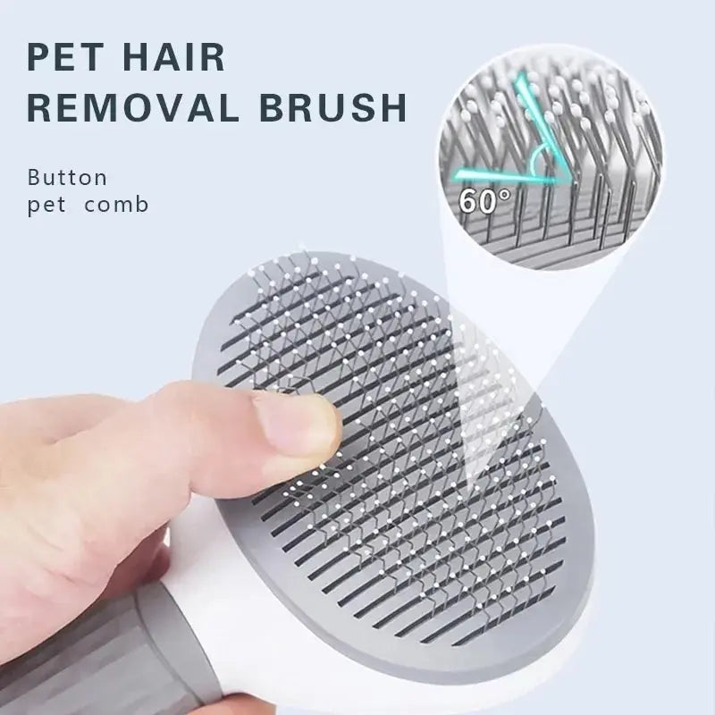 Pet Dog Brush Cat Comb Self Cleaning Pet Hair