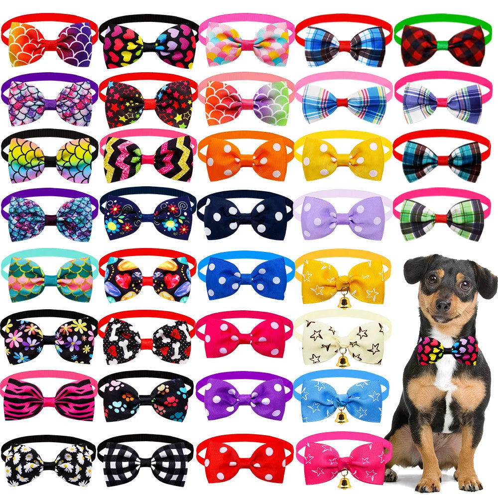 20PCS Dog Bow Tie Set