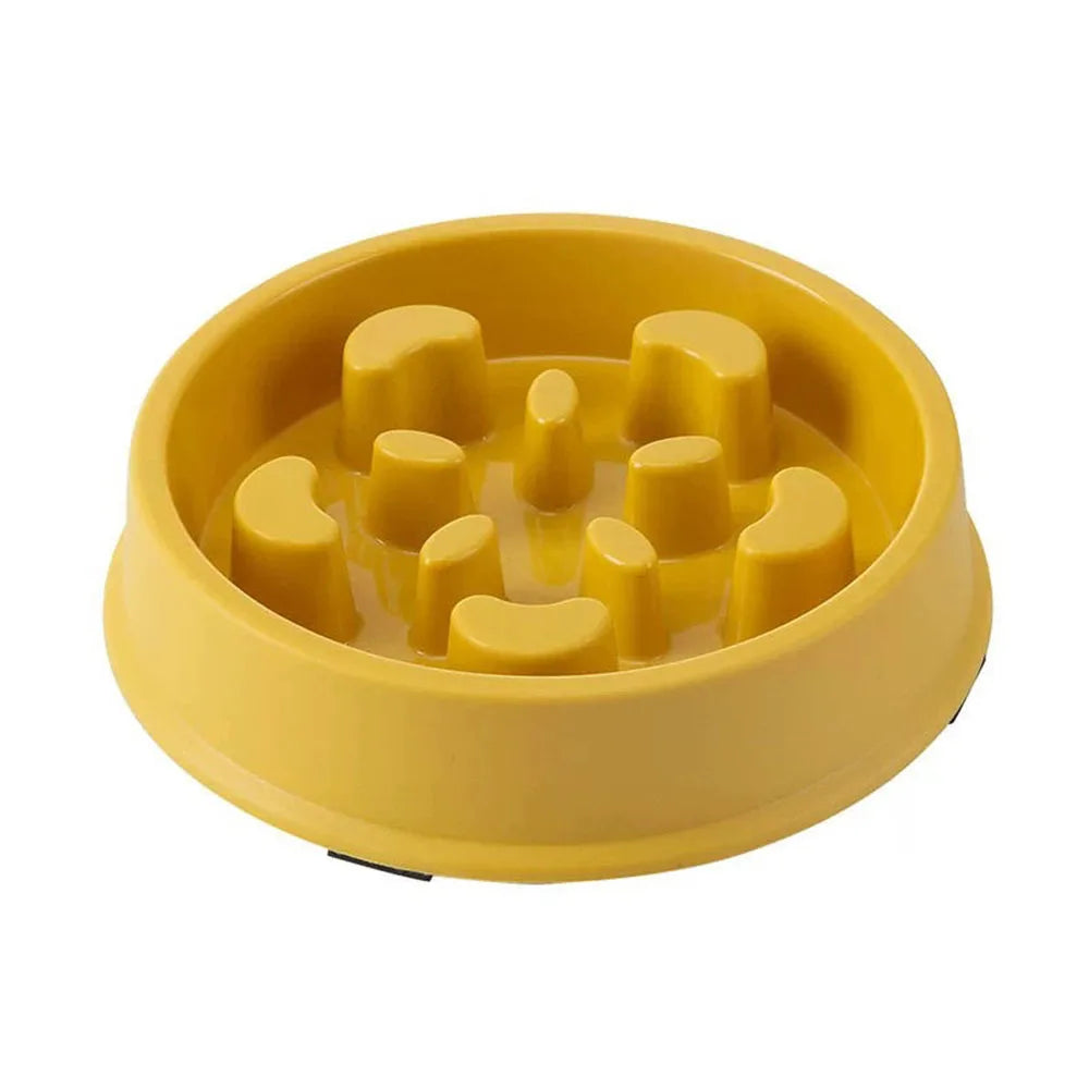 Pet Plastic Anti Choking Slow Food Bowl