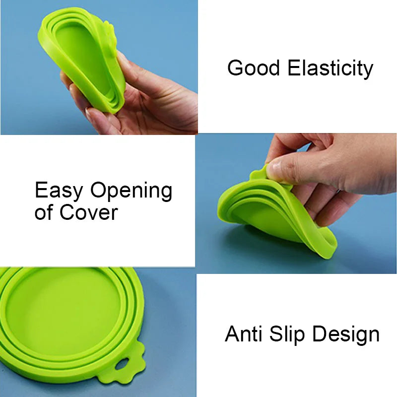 Silicone Pet Can Lid Portable