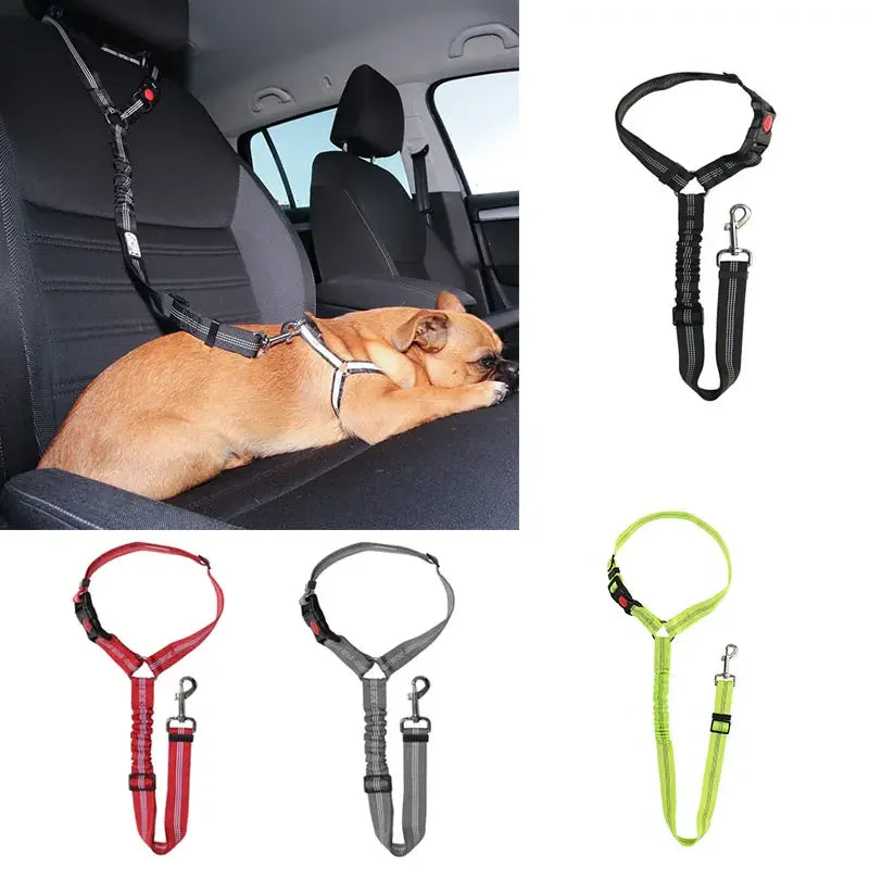 Reflective Pet Dog Car Seat Belt