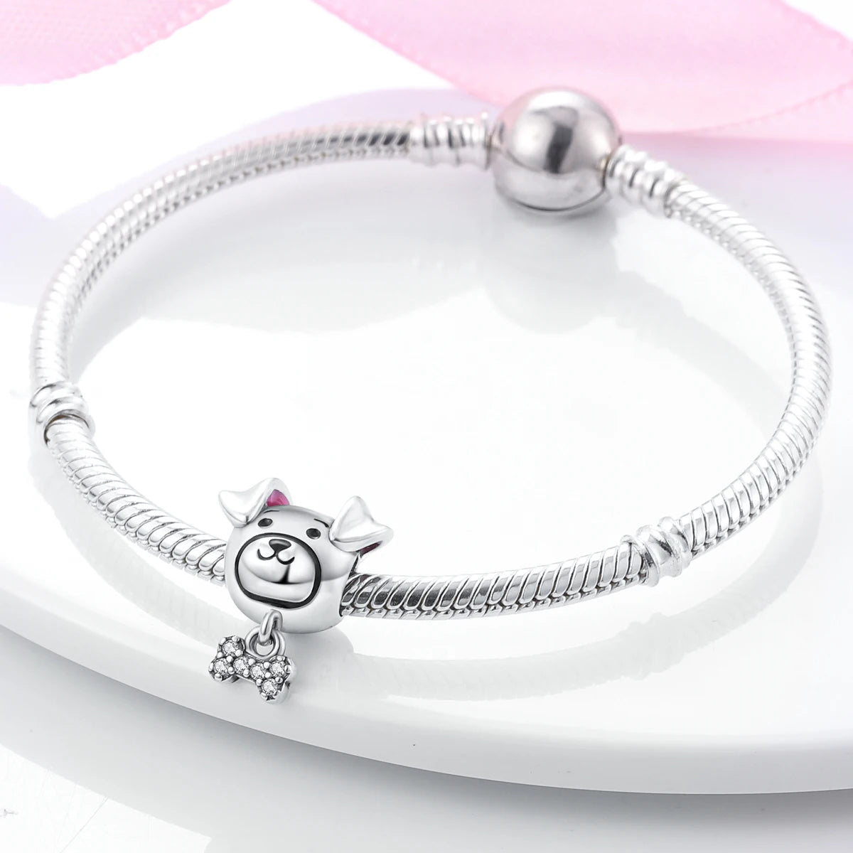 Silver Pet Charms for Bracelets