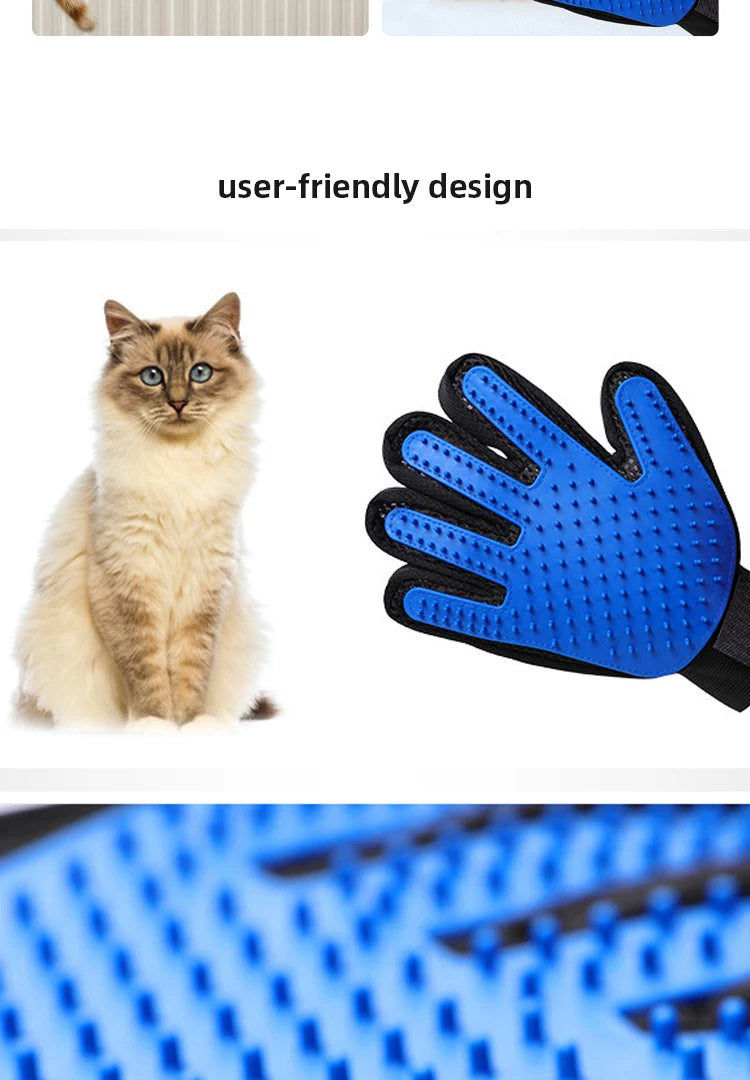 Silicone Pet Gloves Cat Dog Hair Removal