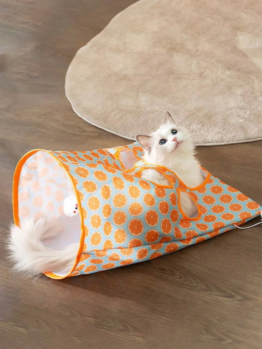 Foldable Cat Tunnel Toy