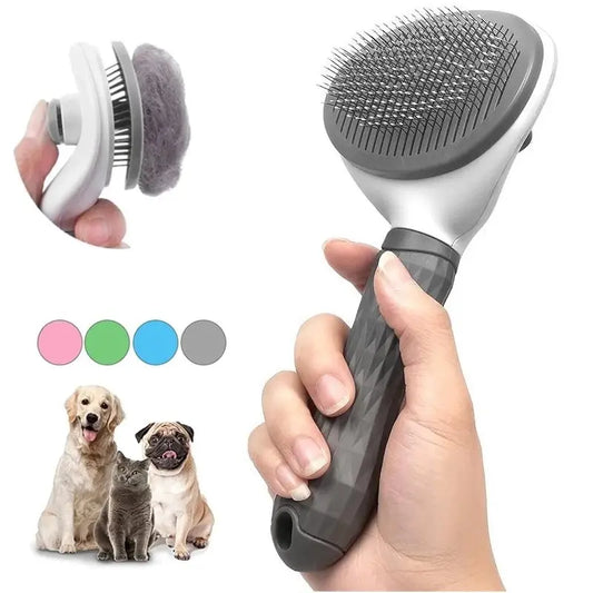 Pet Dog Brush Cat Comb Self Cleaning Pet Hair