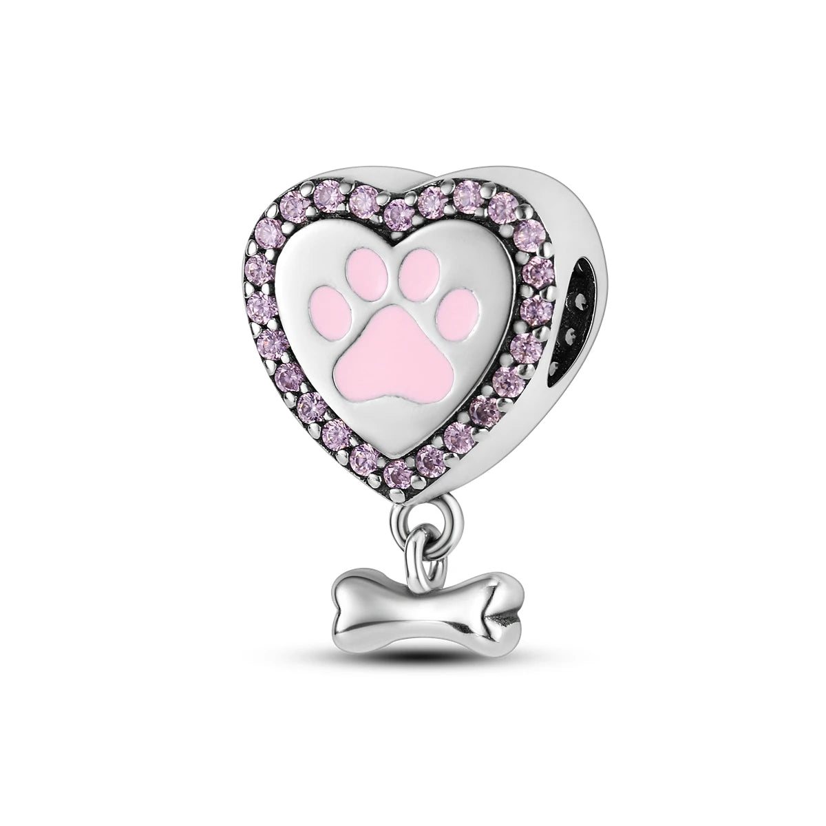 Silver Pet Charms for Bracelets