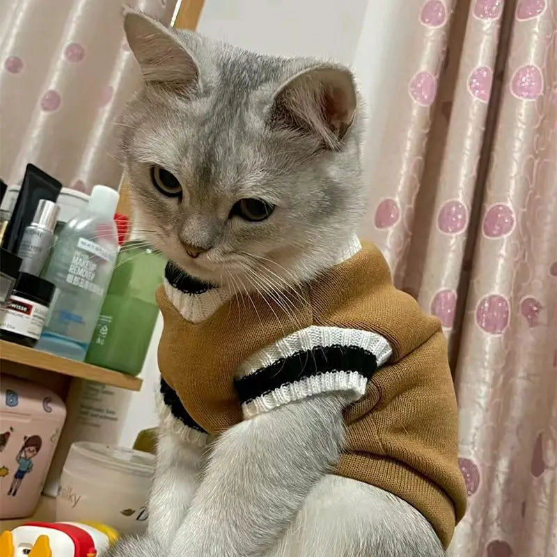 Pet Solid Costume  Cat Clothes Jacket