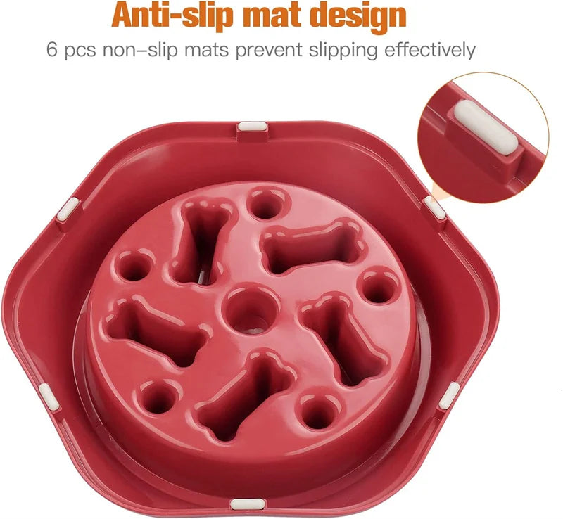 Dog Feeding Bowl for Slow Eating