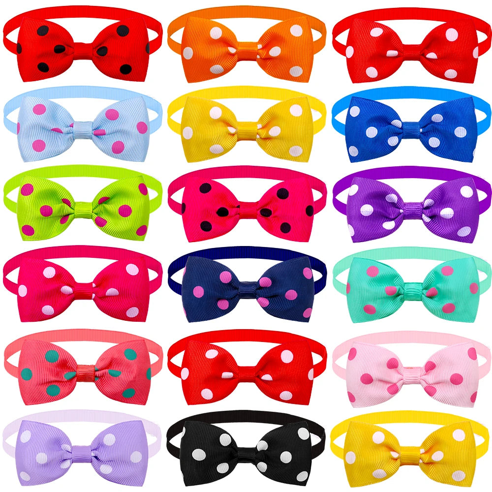 20PCS Dog Bow Tie Set