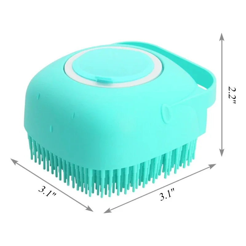 Pet Dog Shampoo Brush Massage