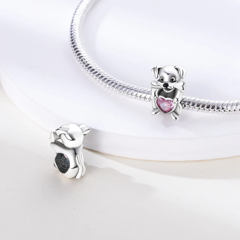 Silver Pet Charms for Bracelets