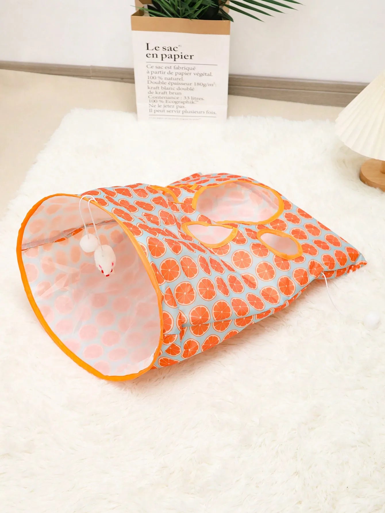 Foldable Cat Tunnel Toy