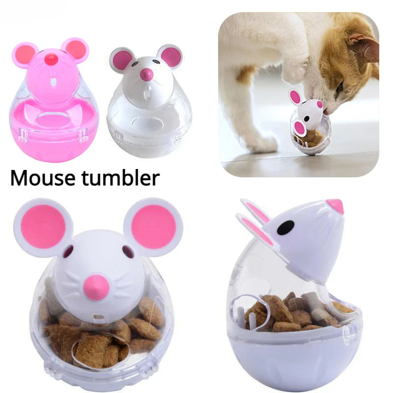 Interactive Mouse Tumbler Feeder