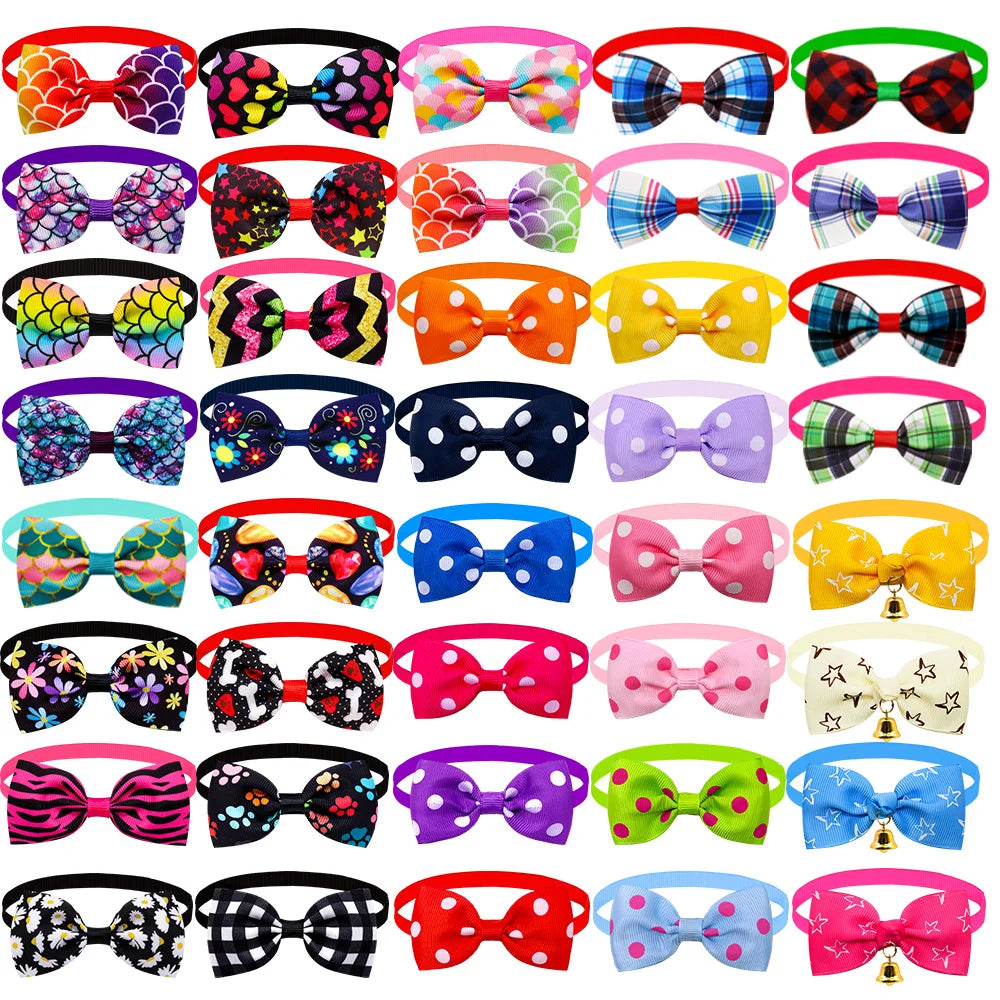 20PCS Dog Bow Tie Set