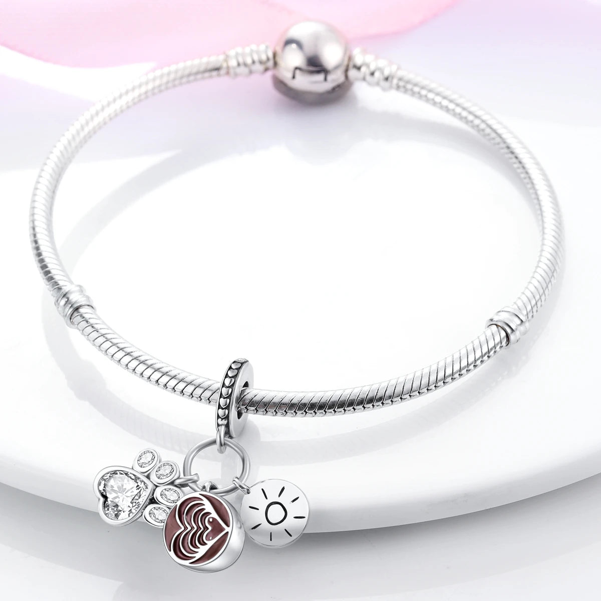 Silver Pet Charms for Bracelets