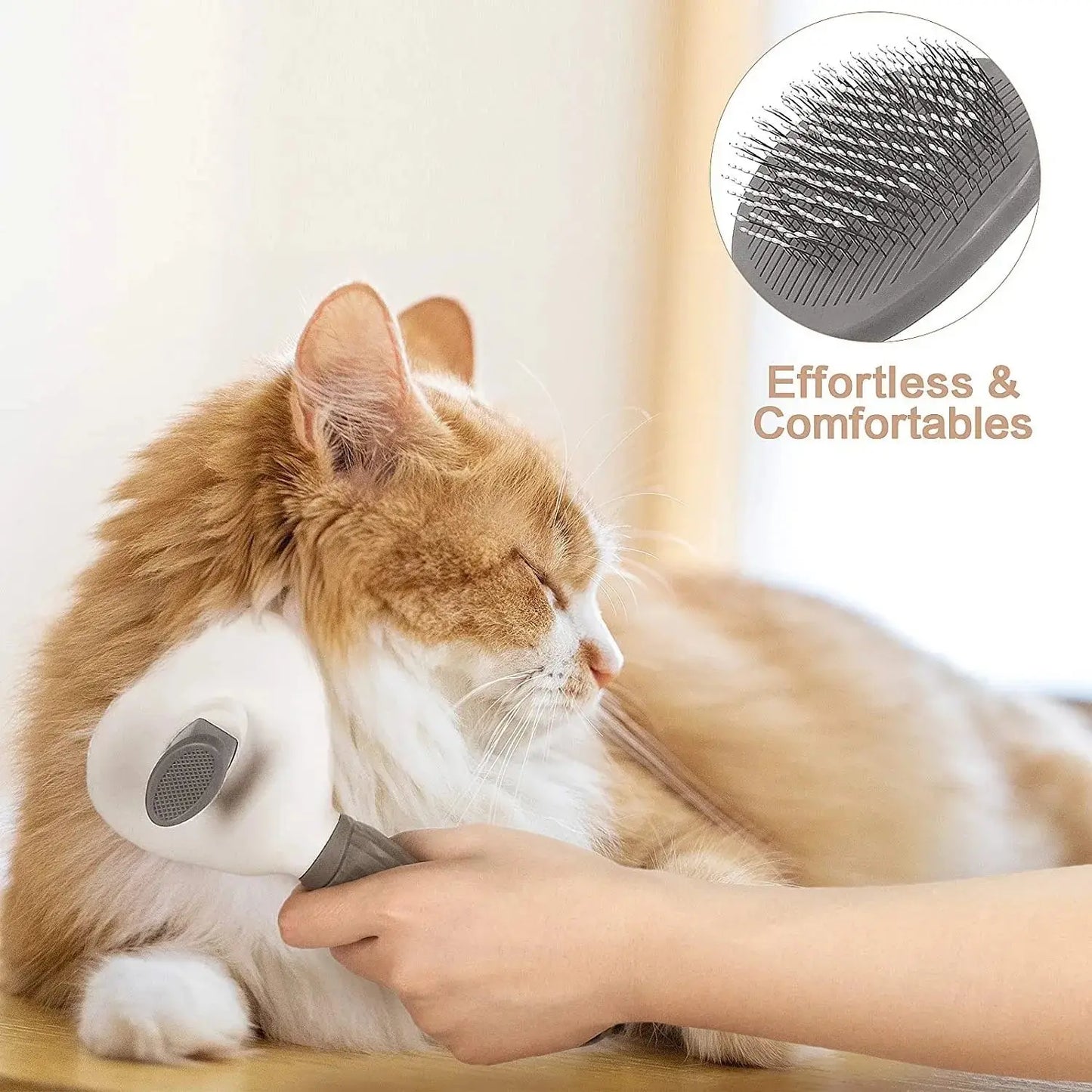 Pet Dog Brush Cat Comb Self Cleaning Pet Hair