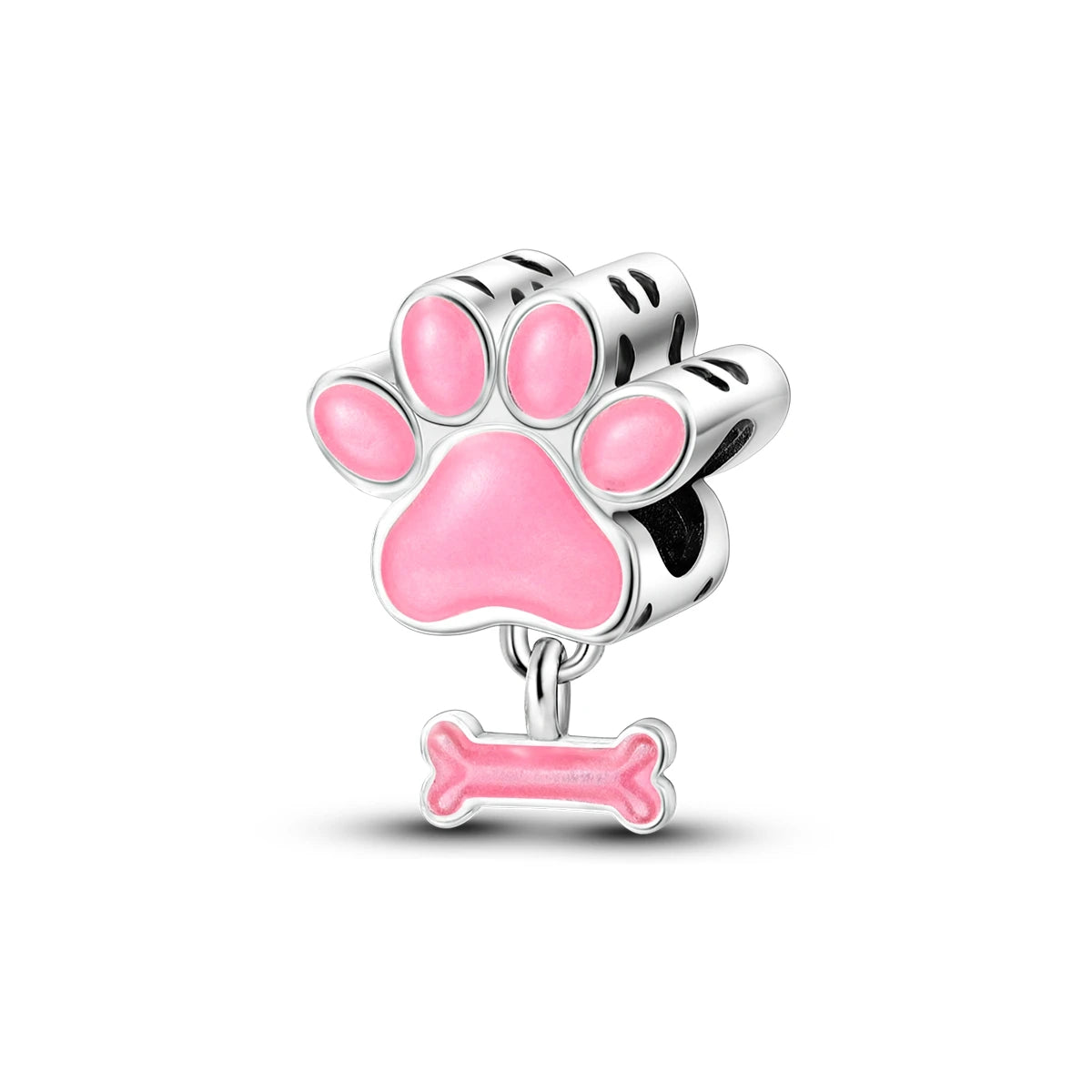 Silver Pet Charms for Bracelets