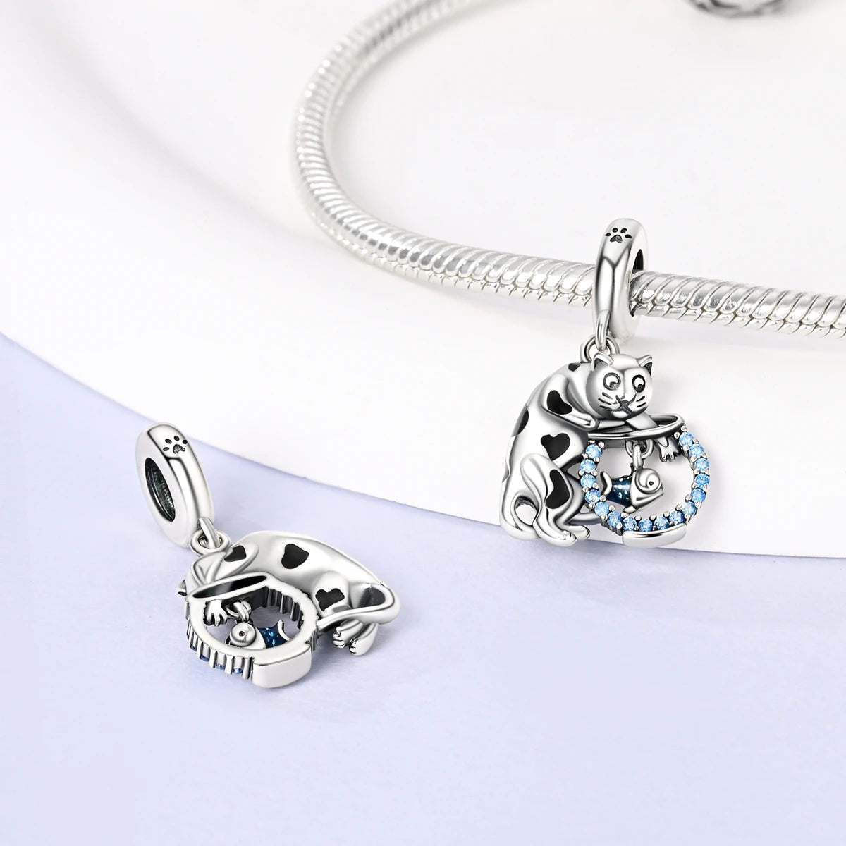 Silver Pet Charms for Bracelets