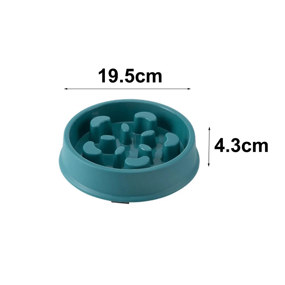 Pet Plastic Anti Choking Slow Food Bowl