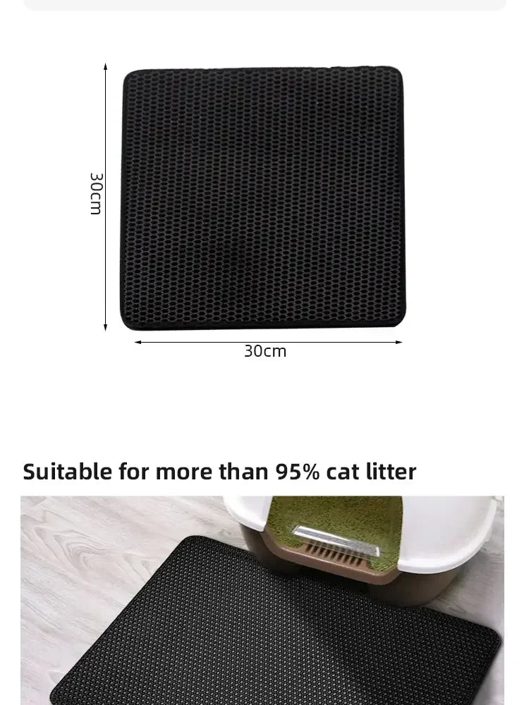 Pet litter mat non-slip mat washable cat mat pet supplies