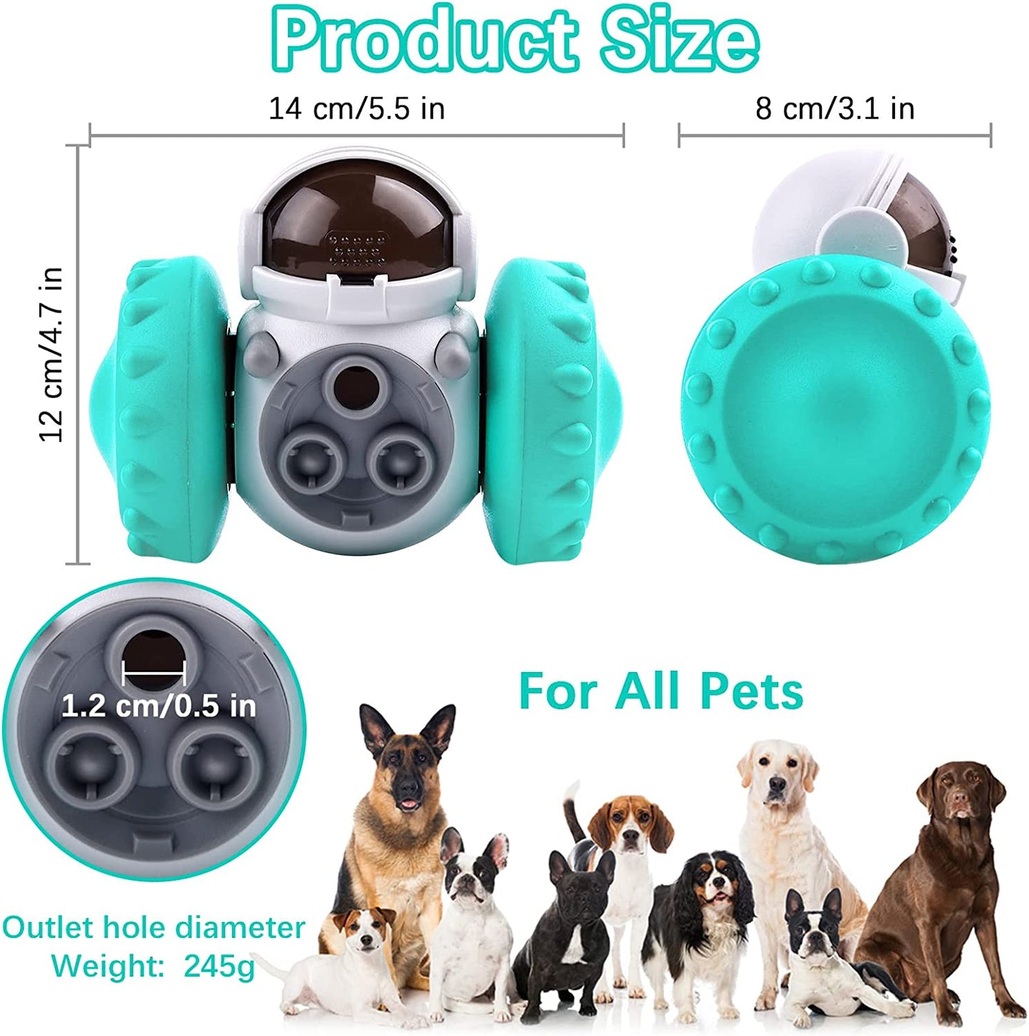 Pet Food Dispenser Toy