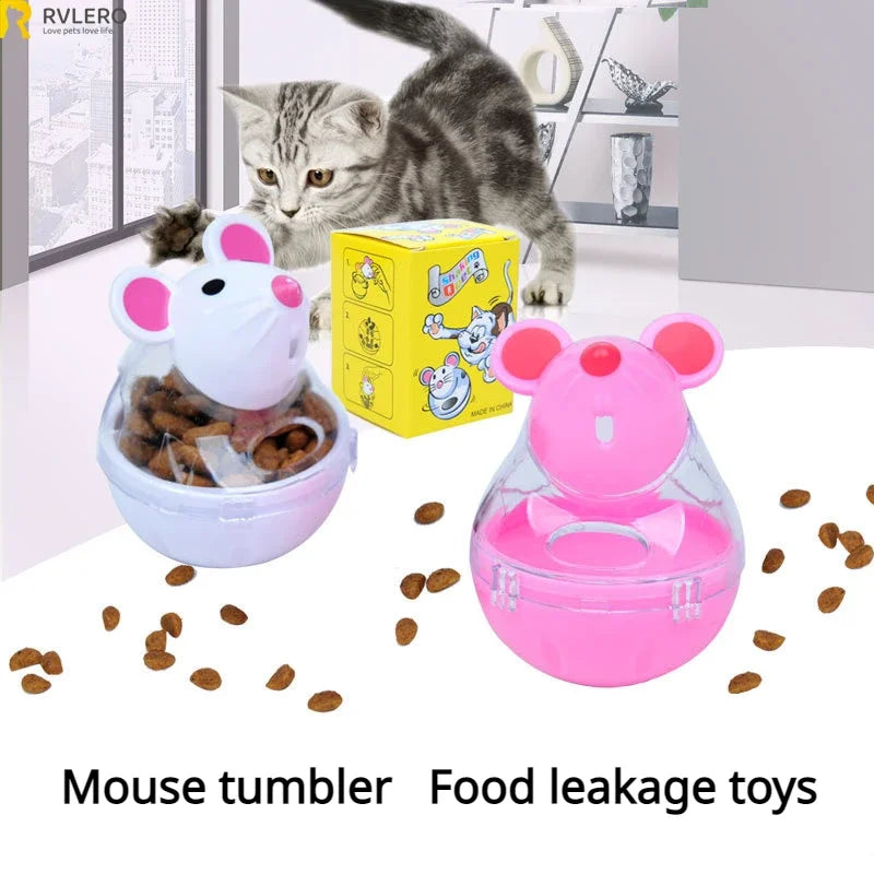 Interactive Mouse Tumbler Feeder