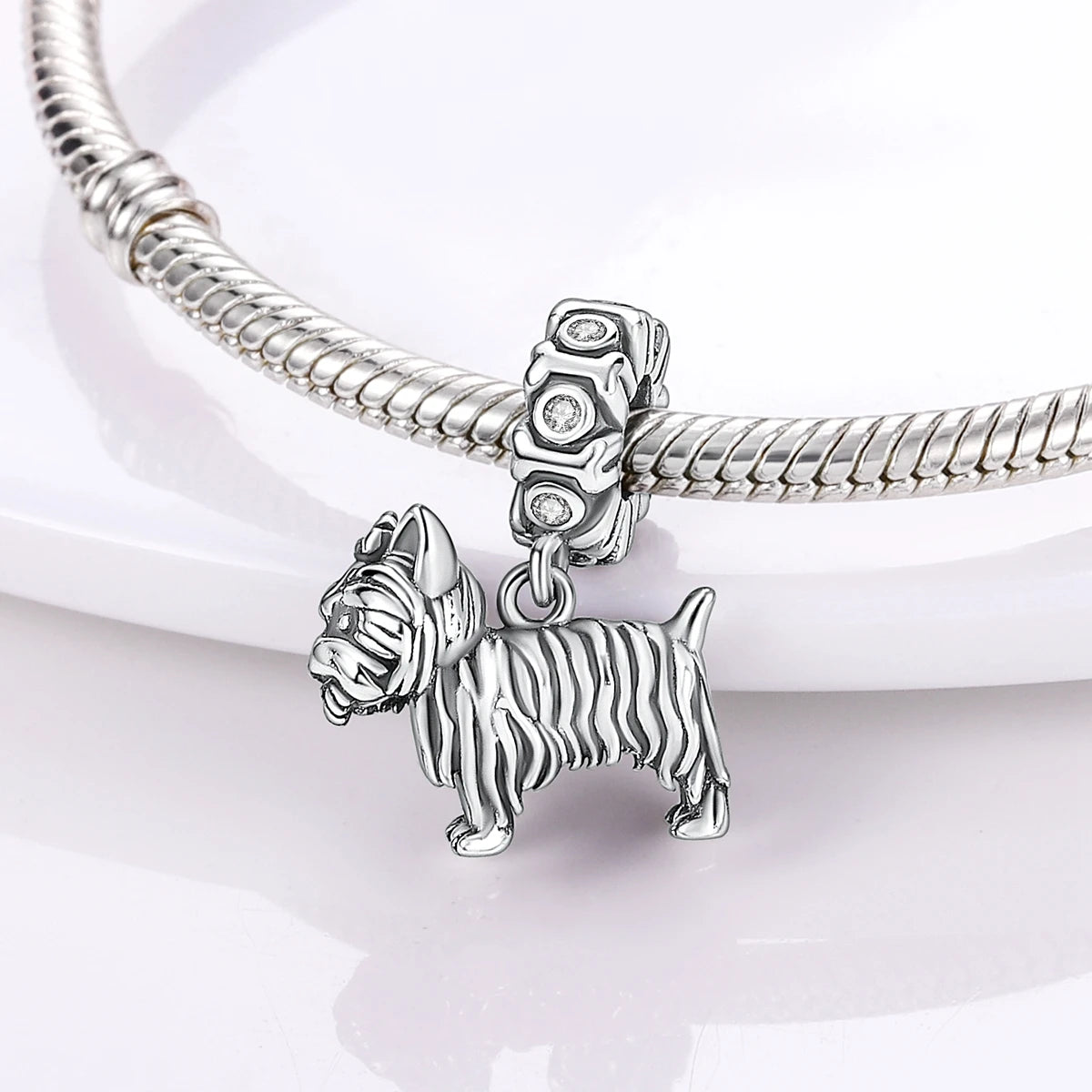 Silver Pet Charms for Bracelets