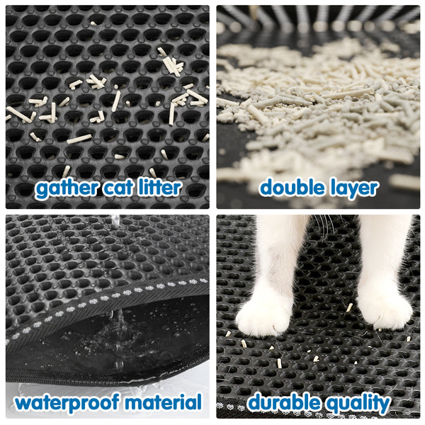 Cat Litter Trapping Mat – Double Layer