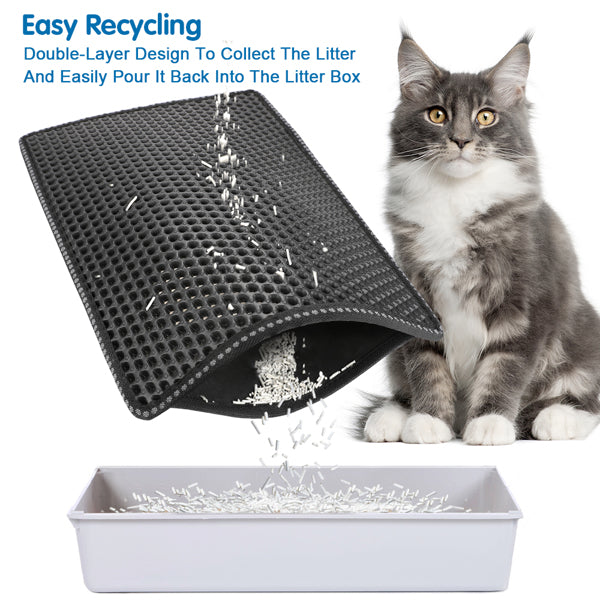 Cat Litter Trapping Mat – Double Layer